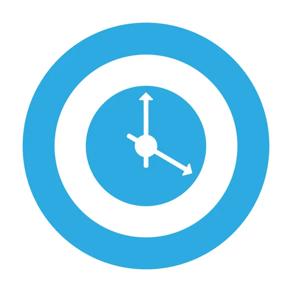 Round wall clock icon image — Stock Vector