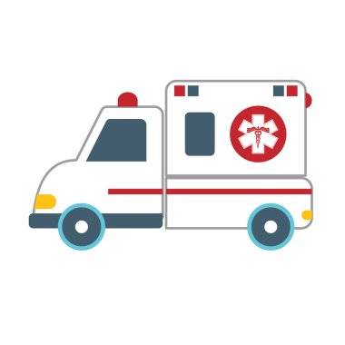Ambulans araba simge görüntüsü