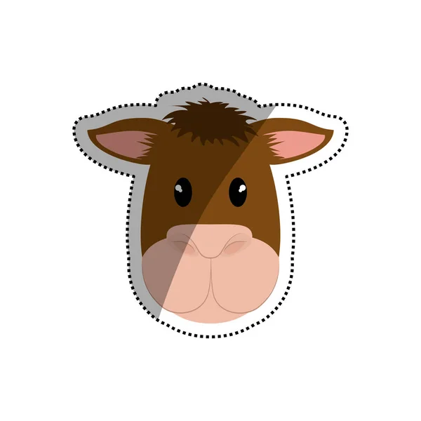 Caricatura animal de camello — Vector de stock