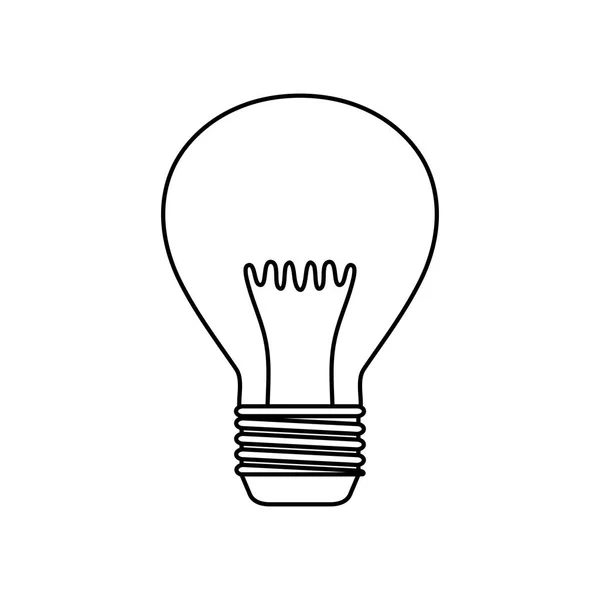 Ampoule énergie lumineuse — Image vectorielle
