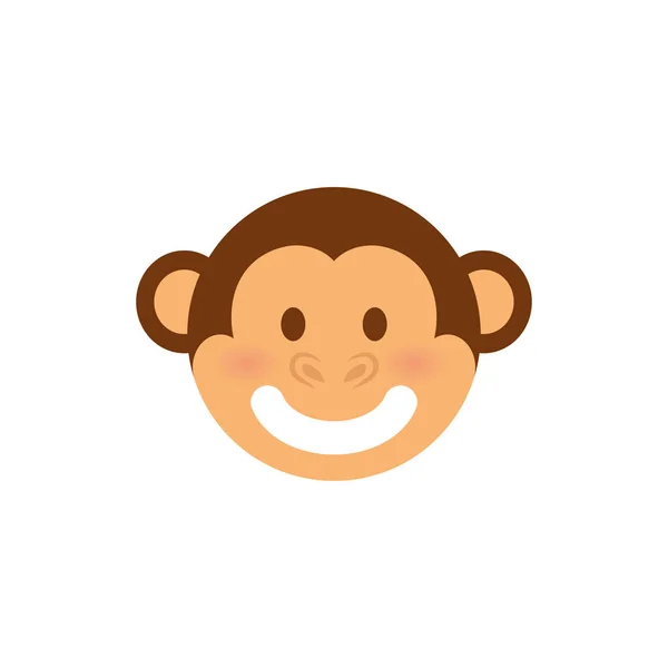 可爱猴子卡通片 — 图库矢量图片