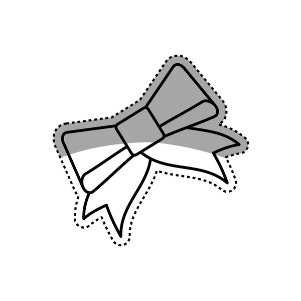 Decoratieve ribbon bow — Stockvector
