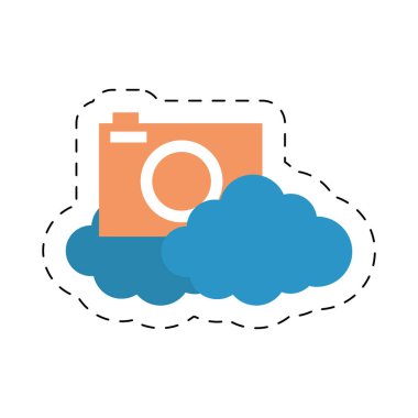 İpi kes bulut fotoğraf kamera medya sosyal