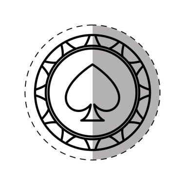 kumar çip simgesi ince çizgi