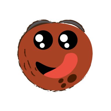 Hindistan cevizi ifadeler aç yüz