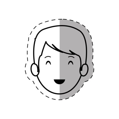 şekil insanlar rahat adam yüz simgesi