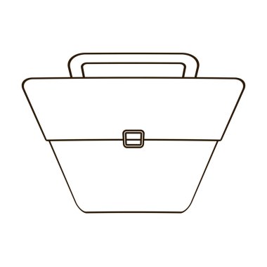 siyah bavul simge tasarım görüntüsünü