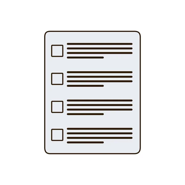 Diseño del icono de documentos oficiales — Vector de stock