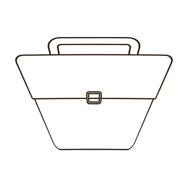 Imagen de diseño icono maleta negro — Vector de stock