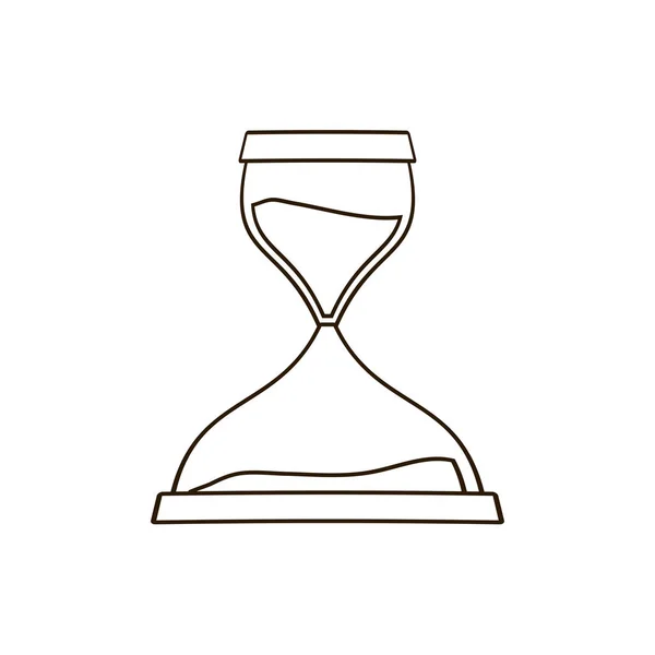 Figure hourglass icon image — Stock Vector