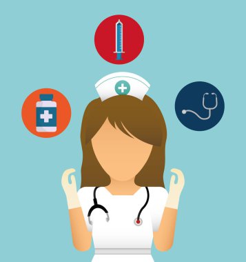 tıbbi bakım simge görüntüsü