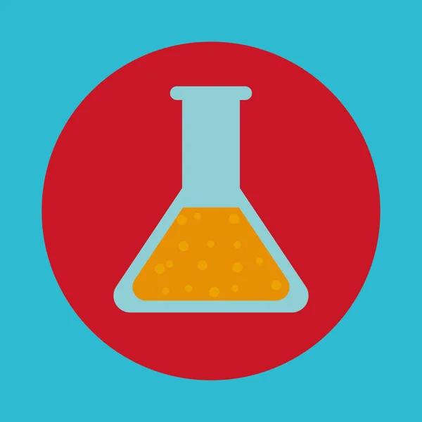 Reageerbuis pictogramafbeelding — Stockvector