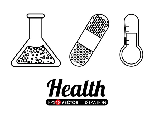 Imagen icono de atención médica — Vector de stock