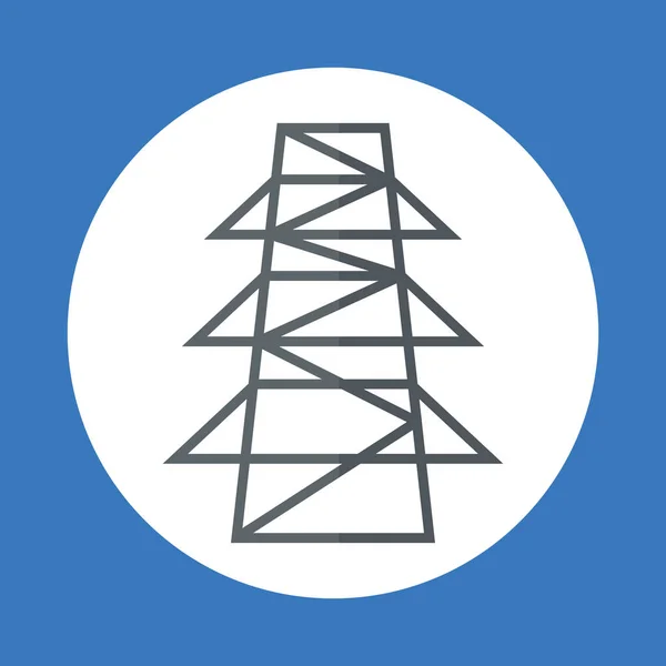 Obrázek ikony zdrojů elektřiny — Stockový vektor