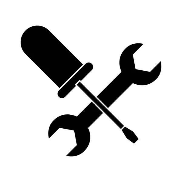 Symbolbild der Reparaturwerkstatt — Stockvektor