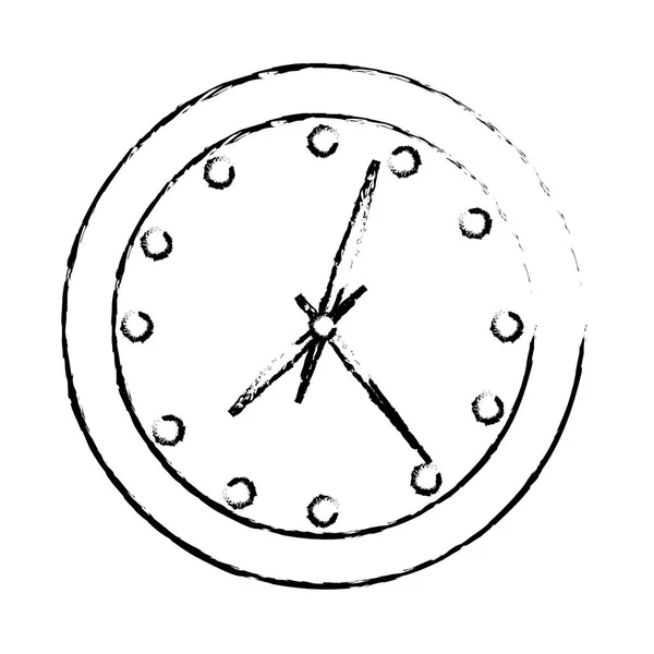 Wall clock icon image — Stock Vector