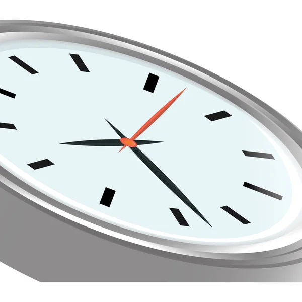 Imagen de icono de reloj de pared — Vector de stock