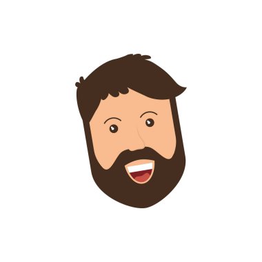 Mutlu Adam gülümsüyor.