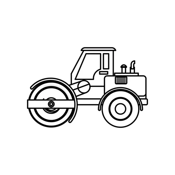 Construction machinery vehicle — Stock Vector