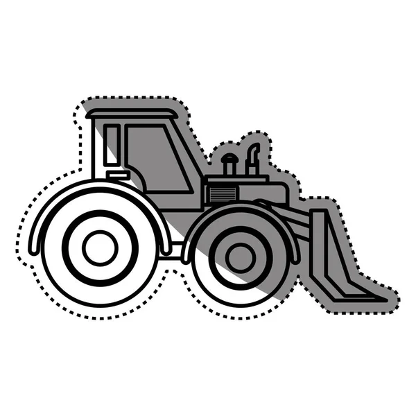Construction machinery vehicle — Stock Vector