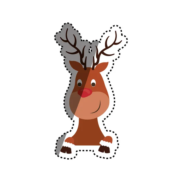 Symbole décoratif de Noël — Image vectorielle