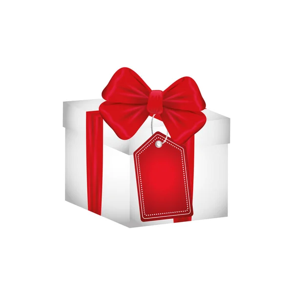 Regalo caja regalo — Vector de stock