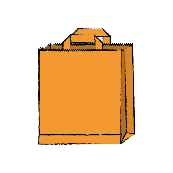 Απομονωμένη τσάντα για ψώνια — Διανυσματικό Αρχείο