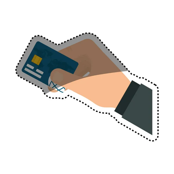 Τραπεζική πιστωτική κάρτα — Διανυσματικό Αρχείο
