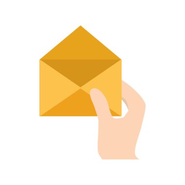 elinde zarf simgesi ile ilgili