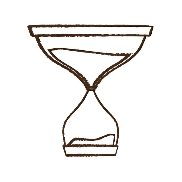 Figura imagen icono reloj de arena — Vector de stock