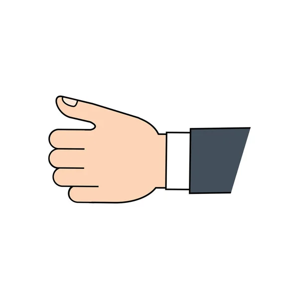 Hand relaterade ikonbild — Stock vektor