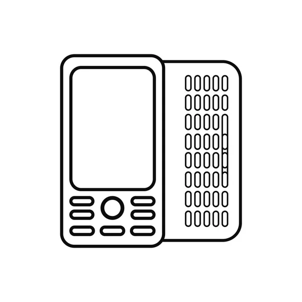 Figura teléfono móvil icono relacionado — Vector de stock