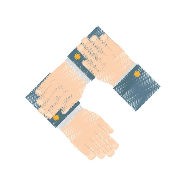 Ruce související ikony — Stockový vektor