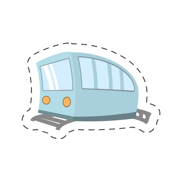Train related icon image — Stock Vector