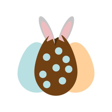 Paskalya tavşan yumurta içinde