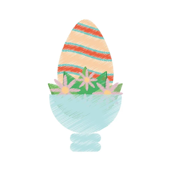 Egg easter icon image — Stock Vector