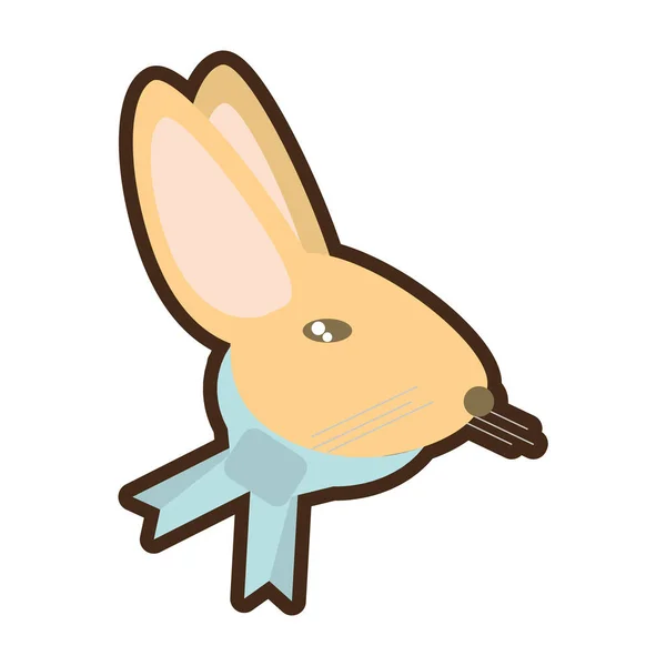 イースターのウサギのアイコン画像をデザイン — ストックベクタ