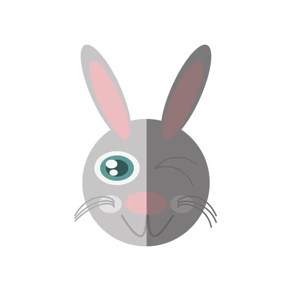 Conejo de Pascua icono de diseño de imagen — Vector de stock