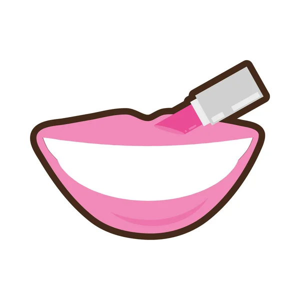 Ikona růžové jídlo den žen — Stockový vektor