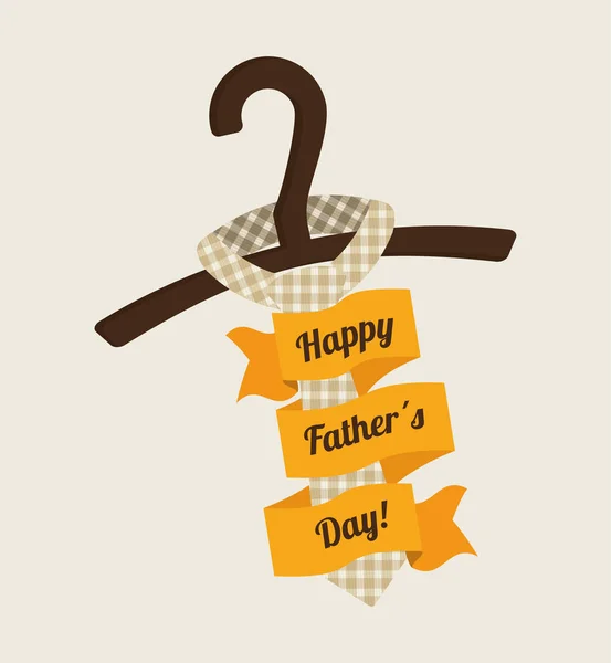Γιορτή πατέρα εικονίδιο της κάρτας — Διανυσματικό Αρχείο