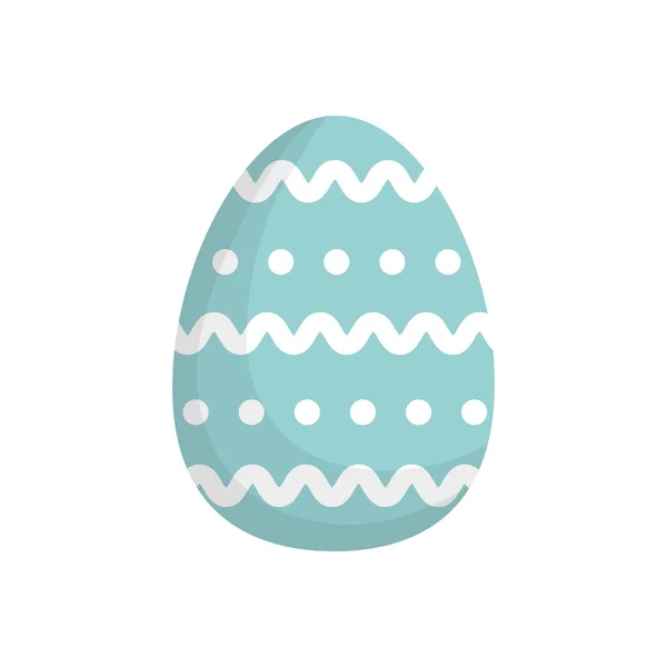 Пасхальное яйцо зигзаг полоса пунктир — стоковый вектор