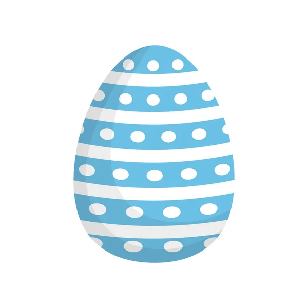 Fête d'oeuf de Pâques bleu décoratif — Image vectorielle