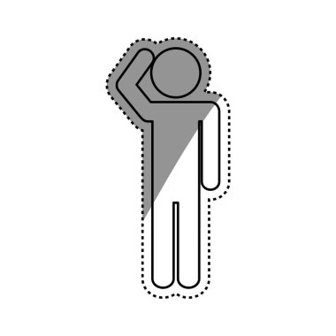 Şaşkın adam pictrogram