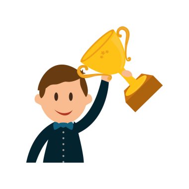 İşadamı girişimci çizgi film