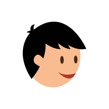 Adamın yüzü karikatür