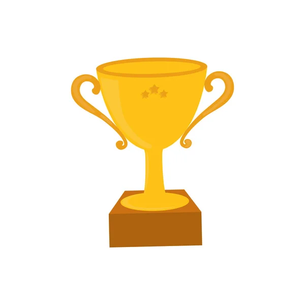 Cup trophy championship — Stock Vector