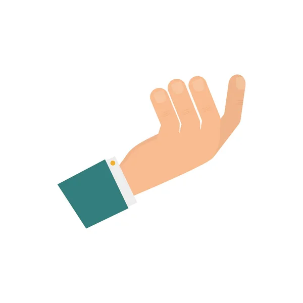 Značka gesto ruky — Stockový vektor