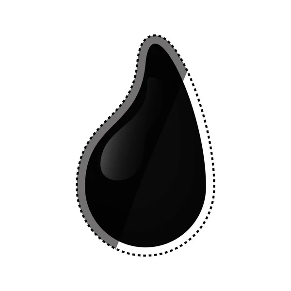 Gota de aceite aislado — Vector de stock