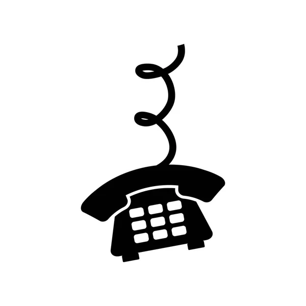 Tecnologia de comunicação por telefone — Vetor de Stock