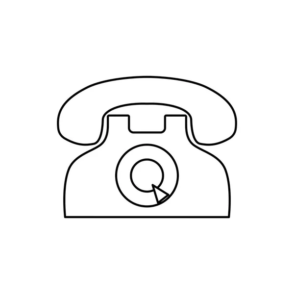 Tecnologia di comunicazione telefonica — Vettoriale Stock